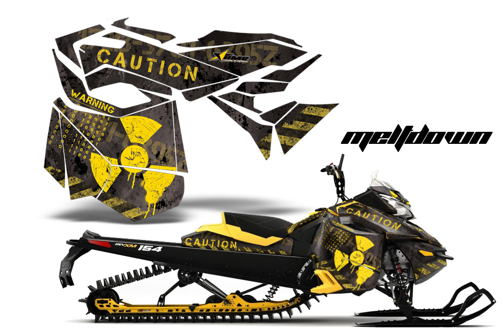 Ski-Doo Rev XM Summit 2013 Graphics Kit MD YB